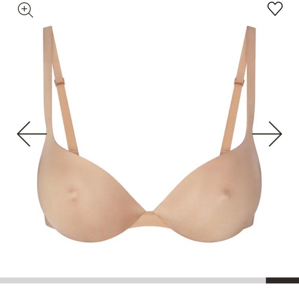 New Skims Nude T-Shirt Bra 36B molded cup underwire  padded